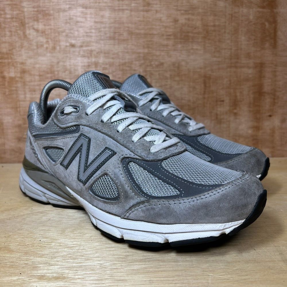 New Balance 990v4 Gray Silver White Made in USA Sneakers Shoes Women Size 9 D
